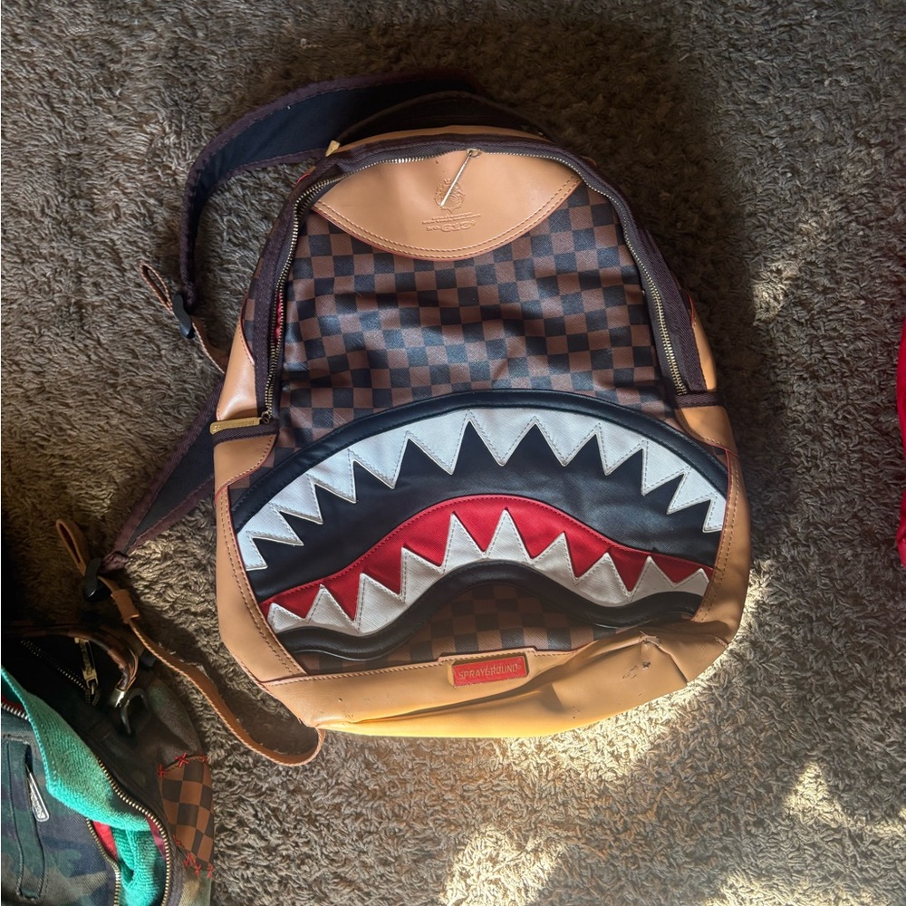 Stylish Brown and Black Backpack